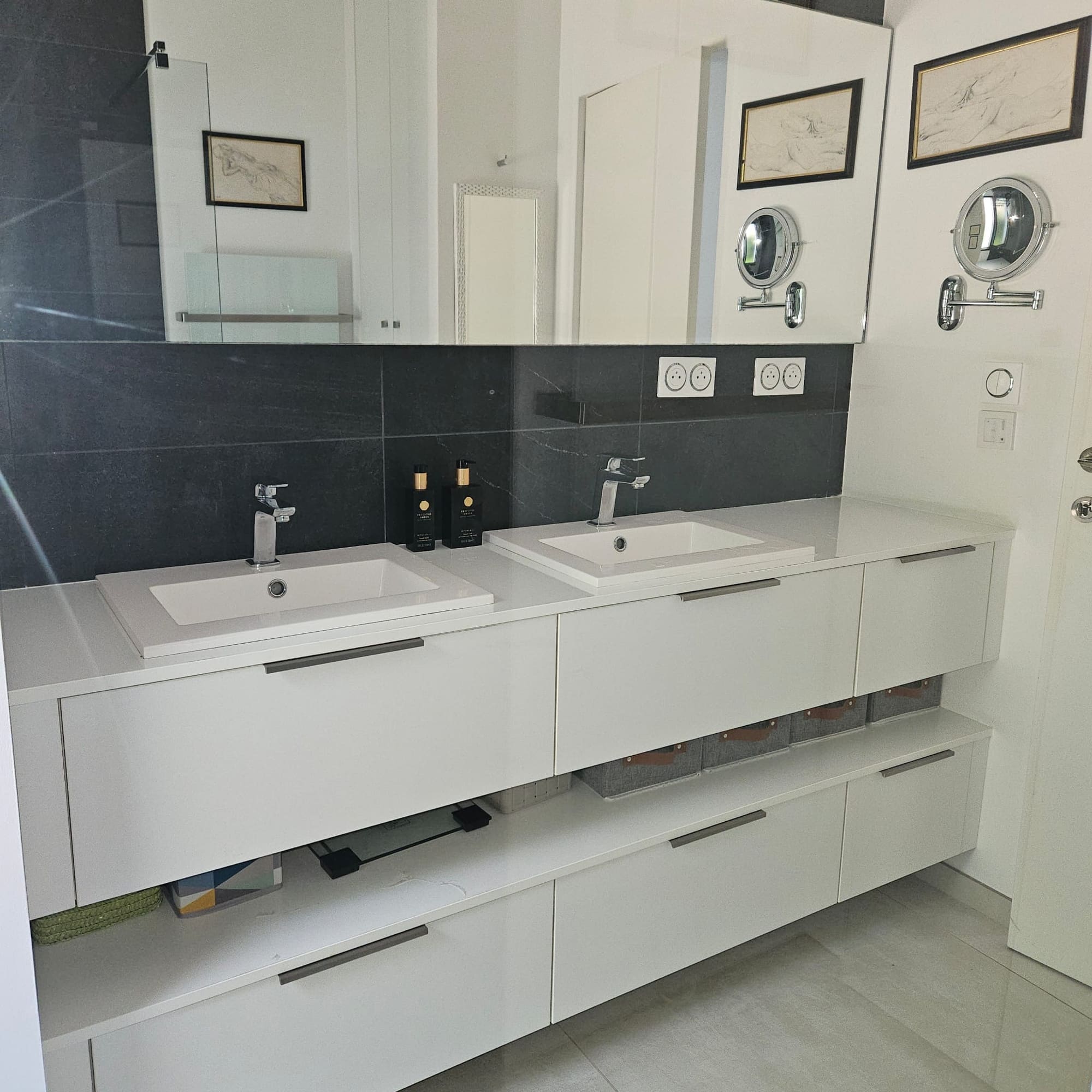 Salle de bain double vasque