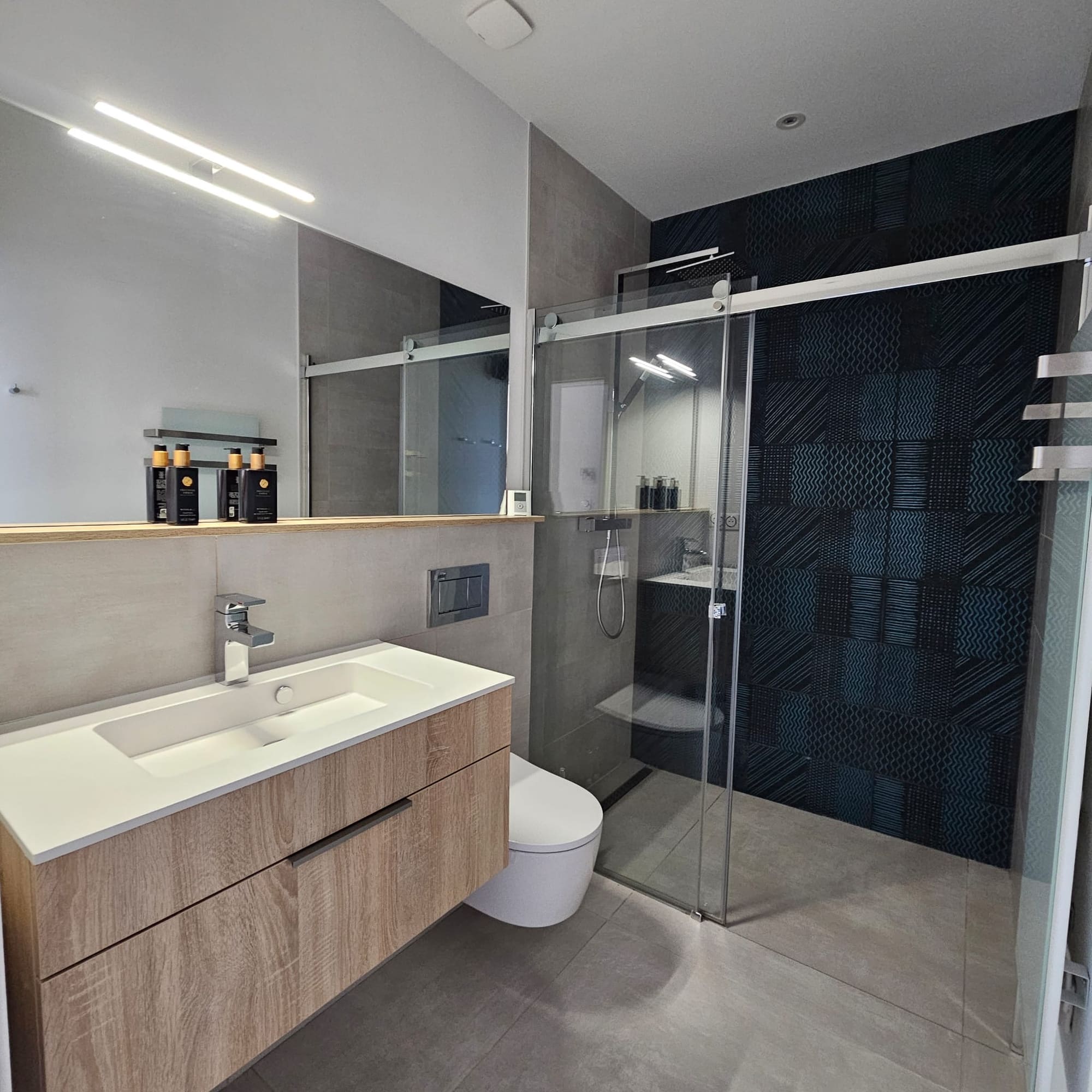 Salle de douche moderne