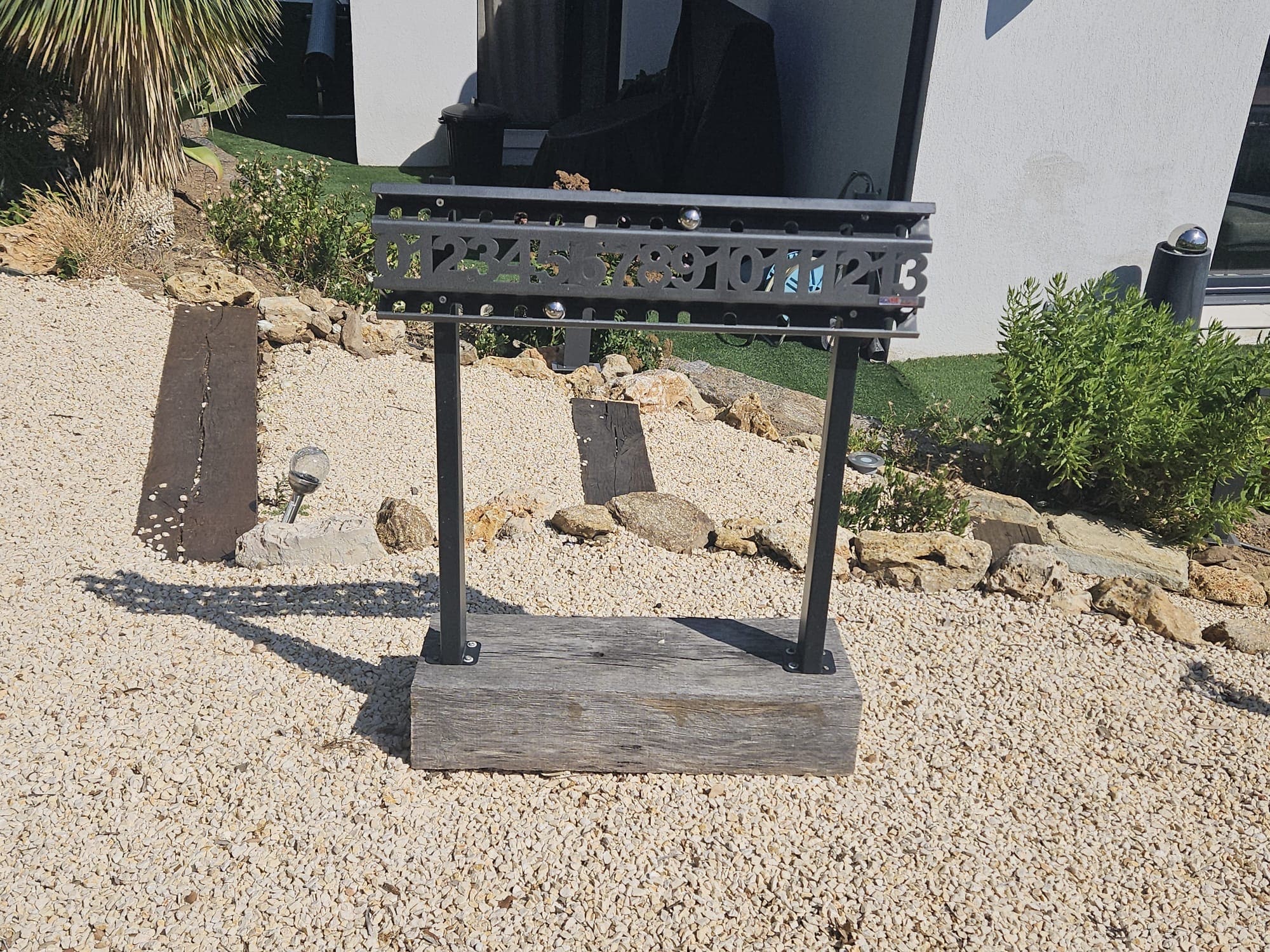 Détail décoratif du jardin